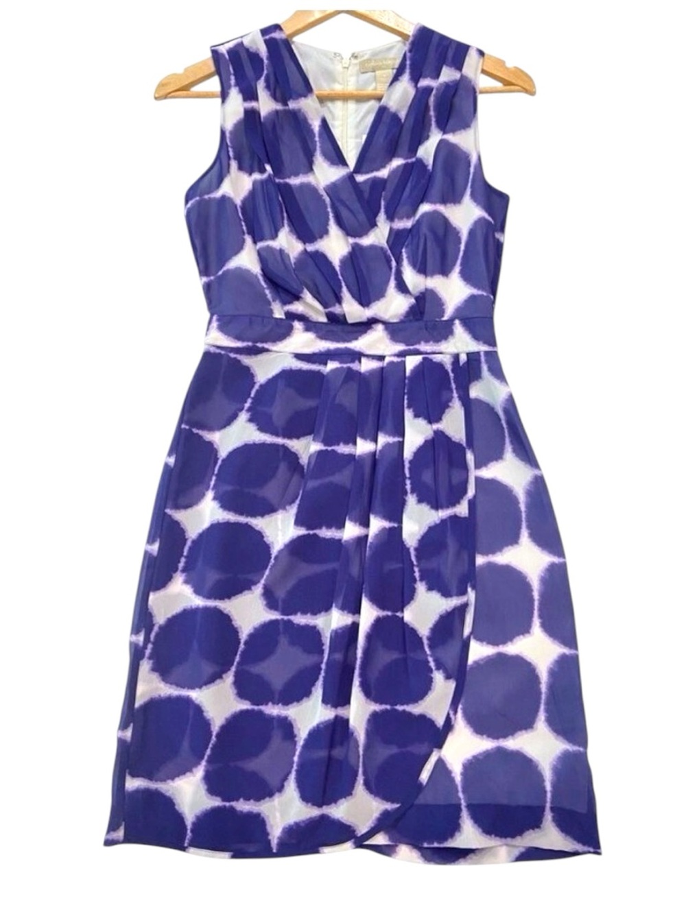 Banana Republic NWT sheath dress flowy lightweight wrap V neckline sleeveless 0